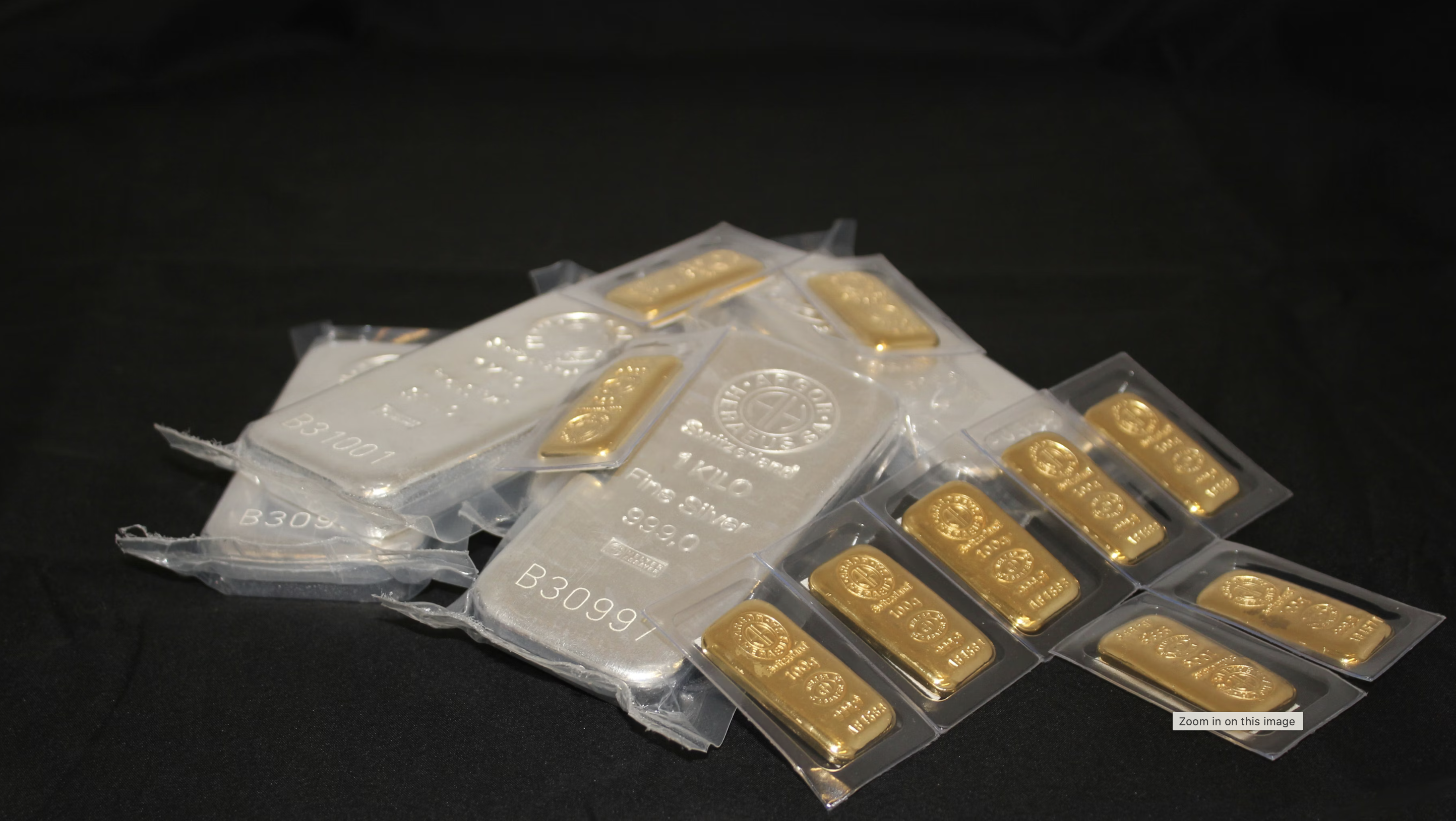 Gold and silver coins and bullion