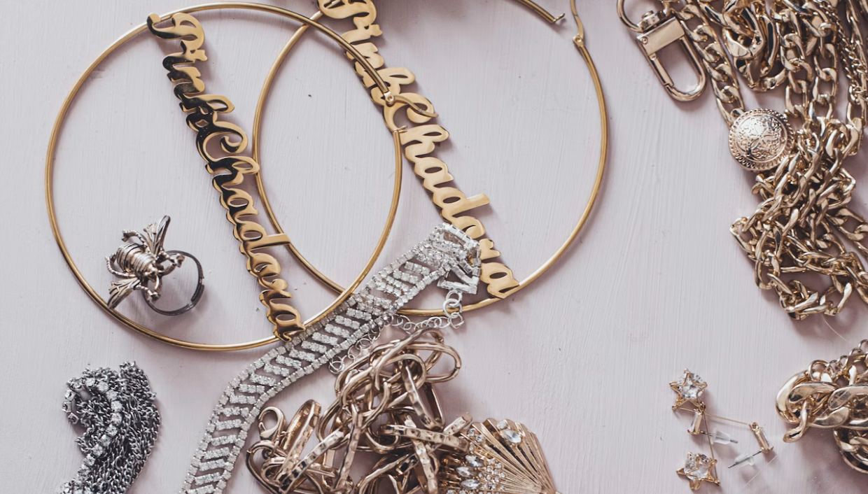 Gold and silver pieces